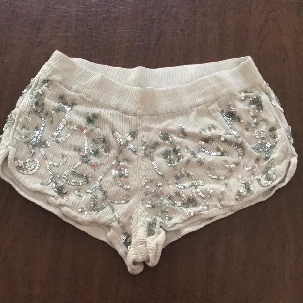Sequin shorts